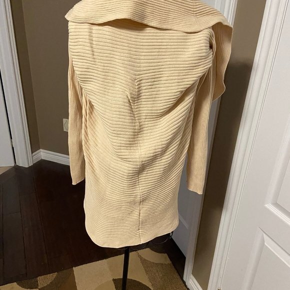 Circular Women's 100% Cotton Sweater in Neutral Beige Size L GUC - Picture 3 of 14
